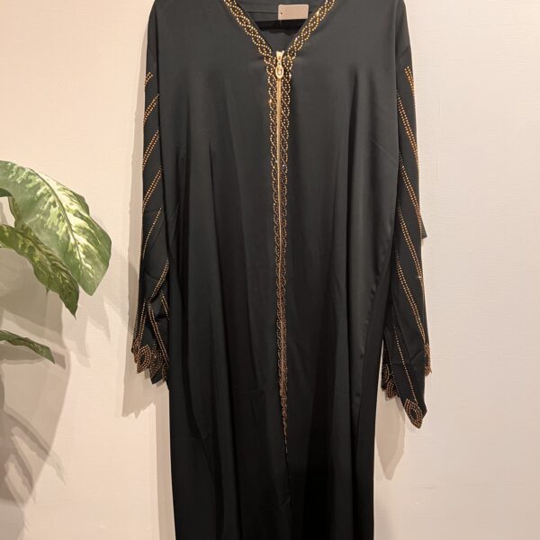 Black Beaded Abaya
